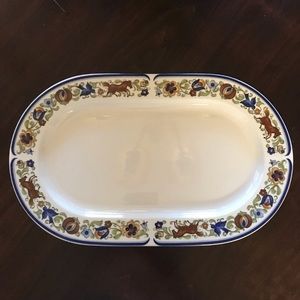 Vintage Villeroy & Boch Troubadour Platter Plate